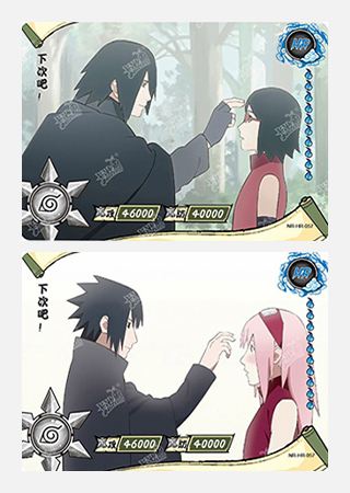 T4W2-57 Sasuke & Sarada & Sakura | Naruto