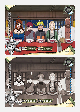 T4W5-165 Onoki & Mei & Gaara & Naruto & Tsunade & A | Naruto